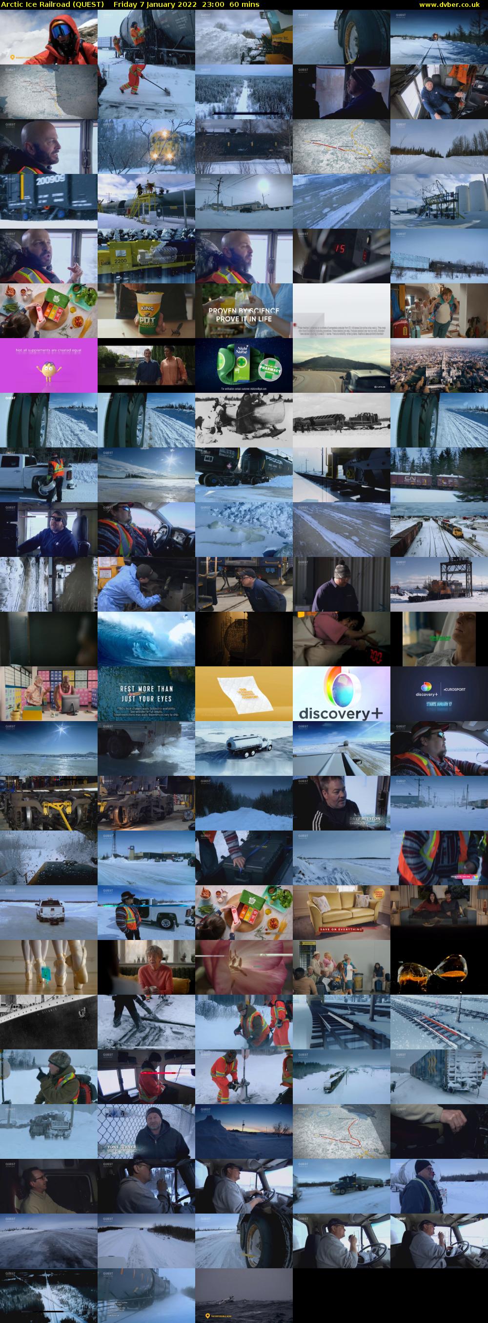 Arctic Ice Railroad (QUEST) Friday 7 January 2022 23:00 - 00:00