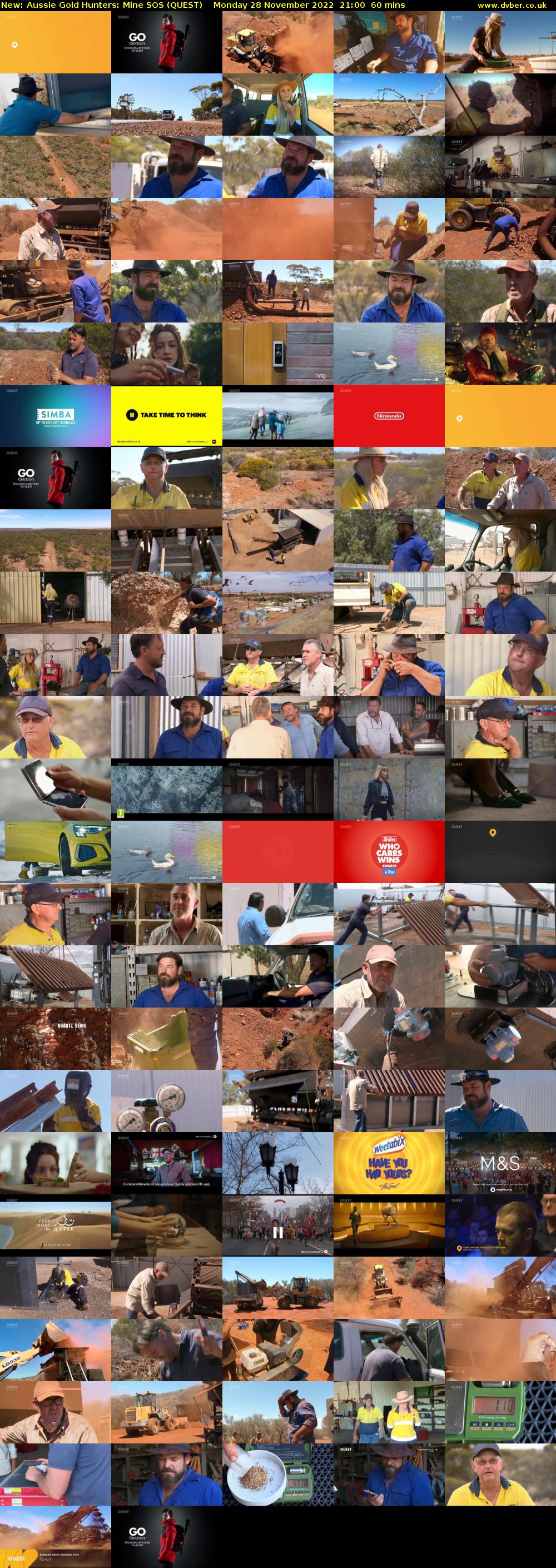 Aussie Gold Hunters: Mine SOS (QUEST) Monday 28 November 2022 21:00 - 22:00