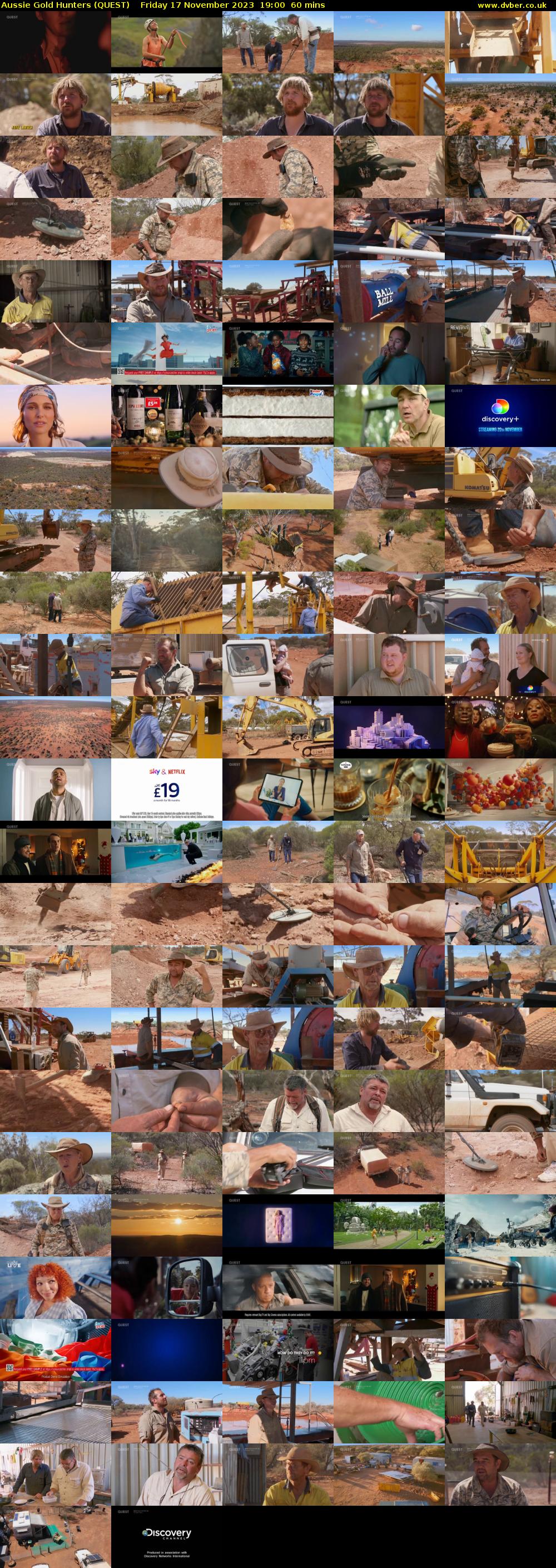 Aussie Gold Hunters (QUEST) Friday 17 November 2023 19:00 - 20:00