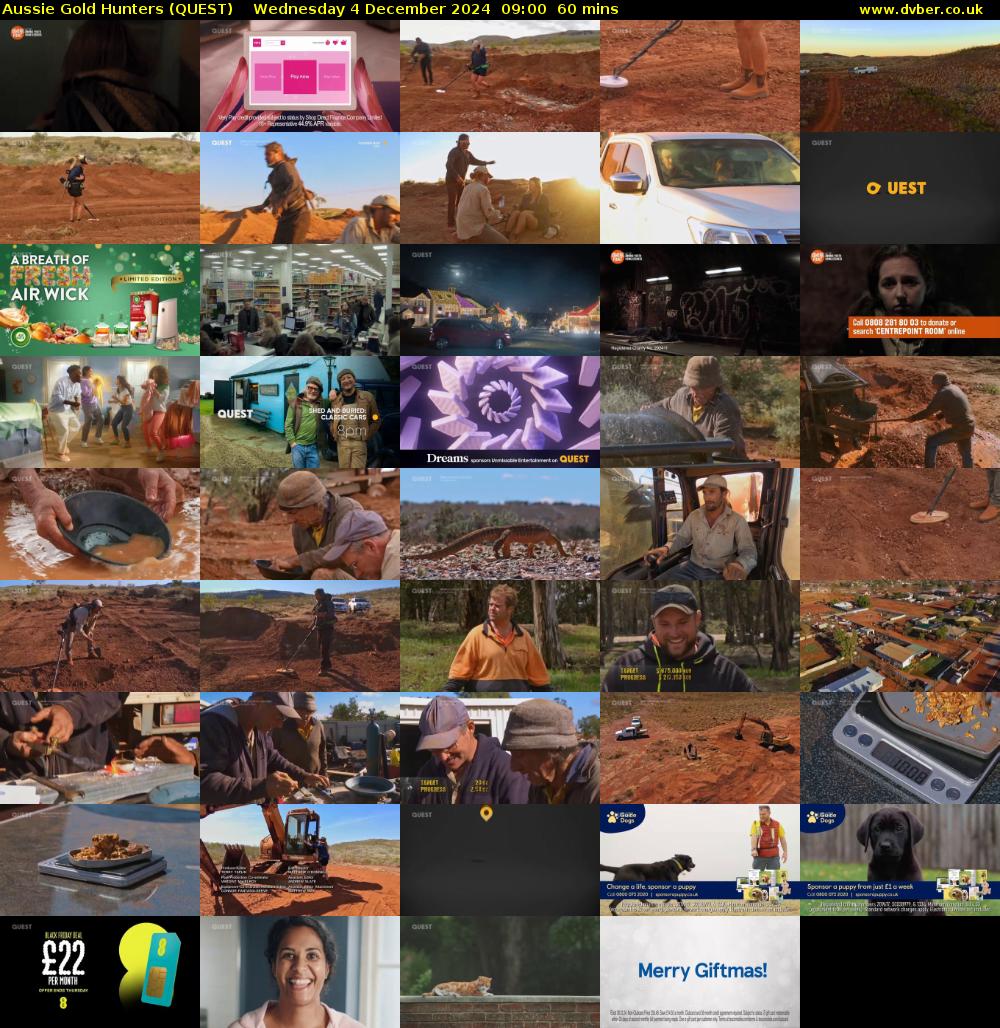 Aussie Gold Hunters (QUEST) Wednesday 4 December 2024 09:00 - 10:00