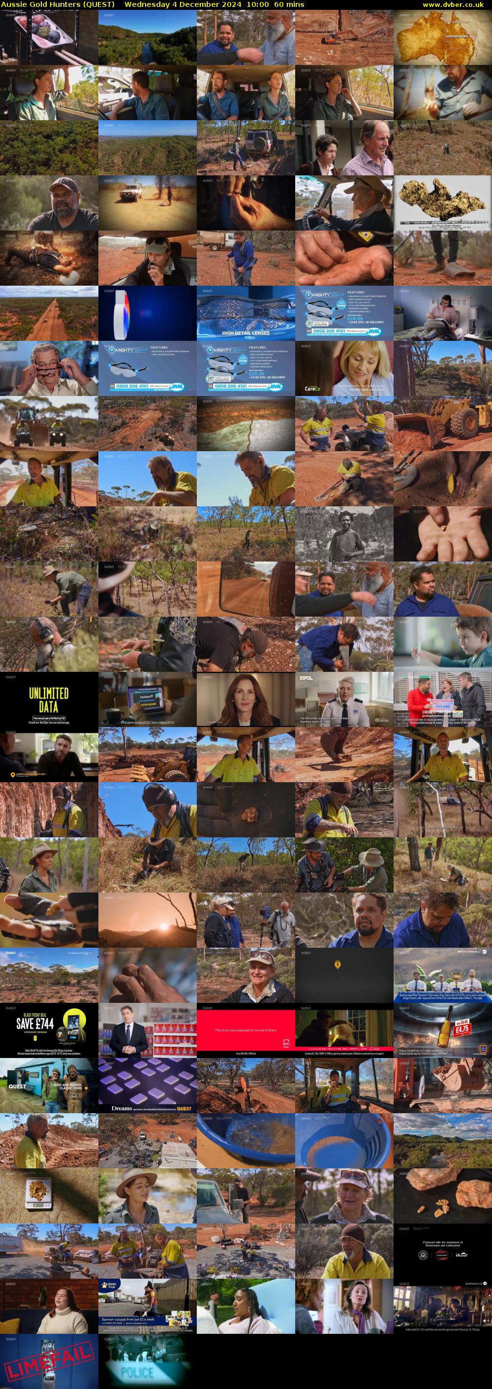 Aussie Gold Hunters (QUEST) Wednesday 4 December 2024 10:00 - 11:00