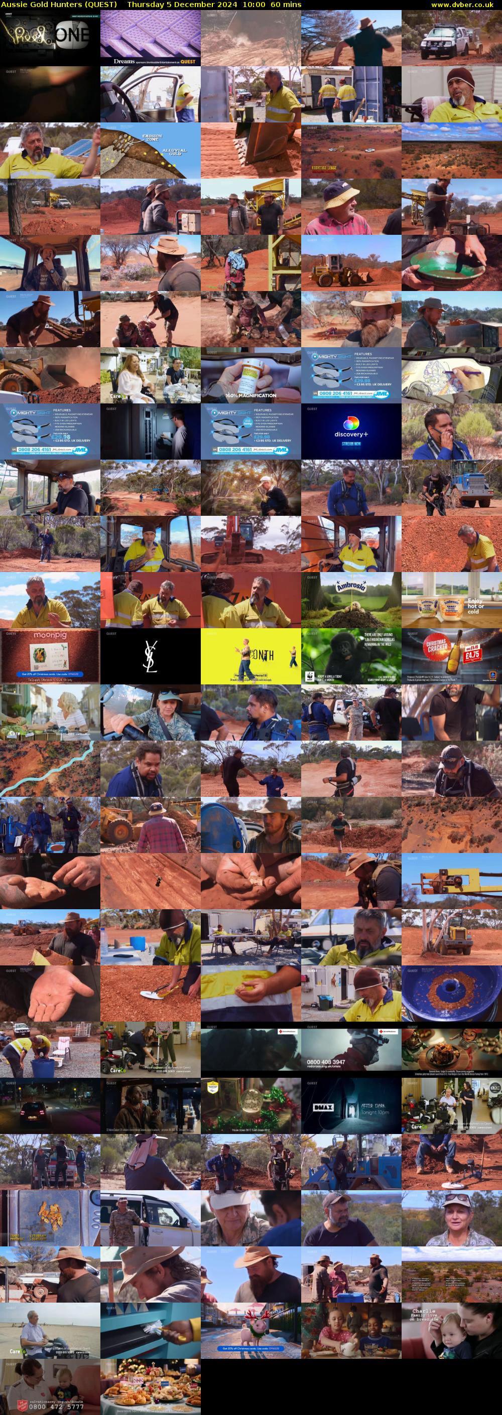 Aussie Gold Hunters (QUEST) Thursday 5 December 2024 10:00 - 11:00