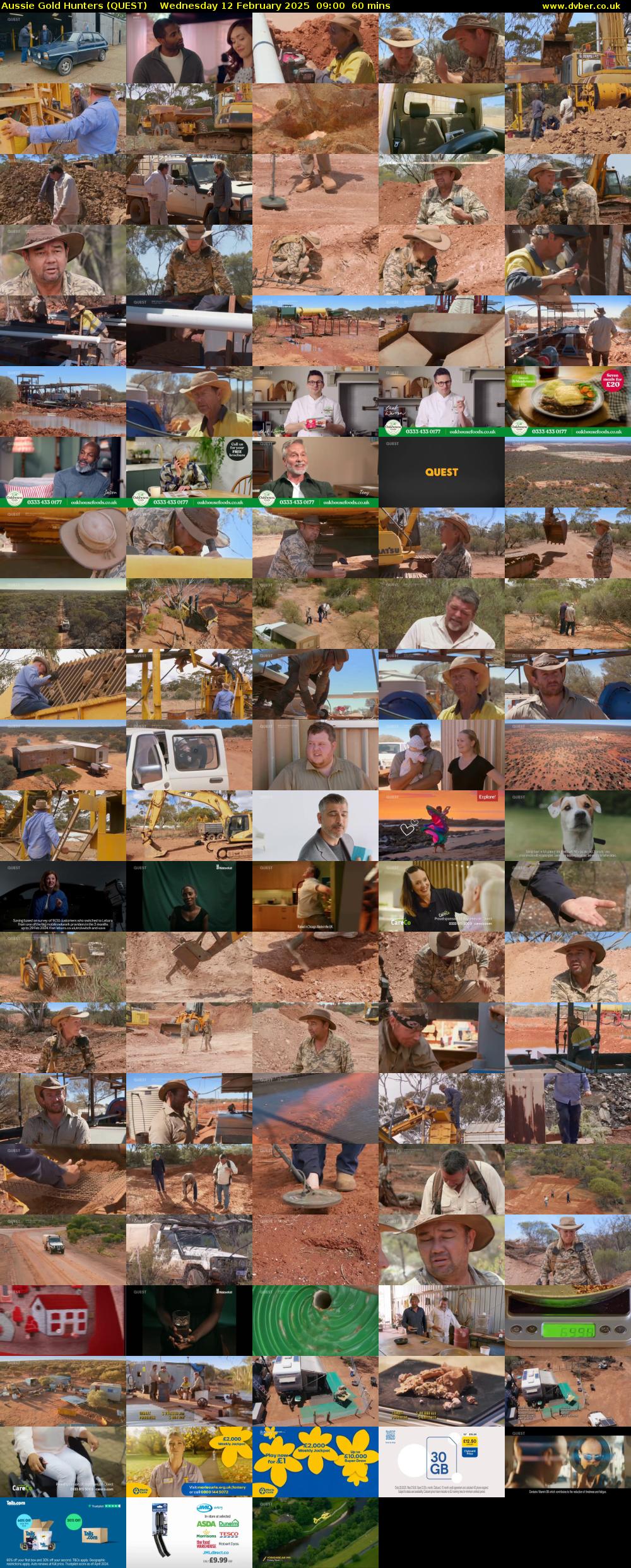 Aussie Gold Hunters (QUEST) Wednesday 12 February 2025 09:00 - 10:00