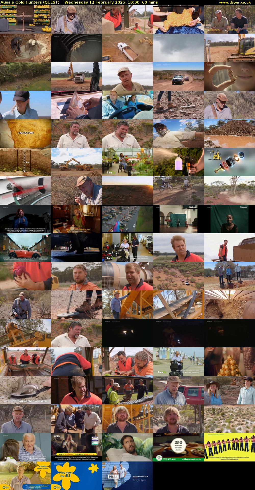 Aussie Gold Hunters (QUEST) Wednesday 12 February 2025 10:00 - 11:00