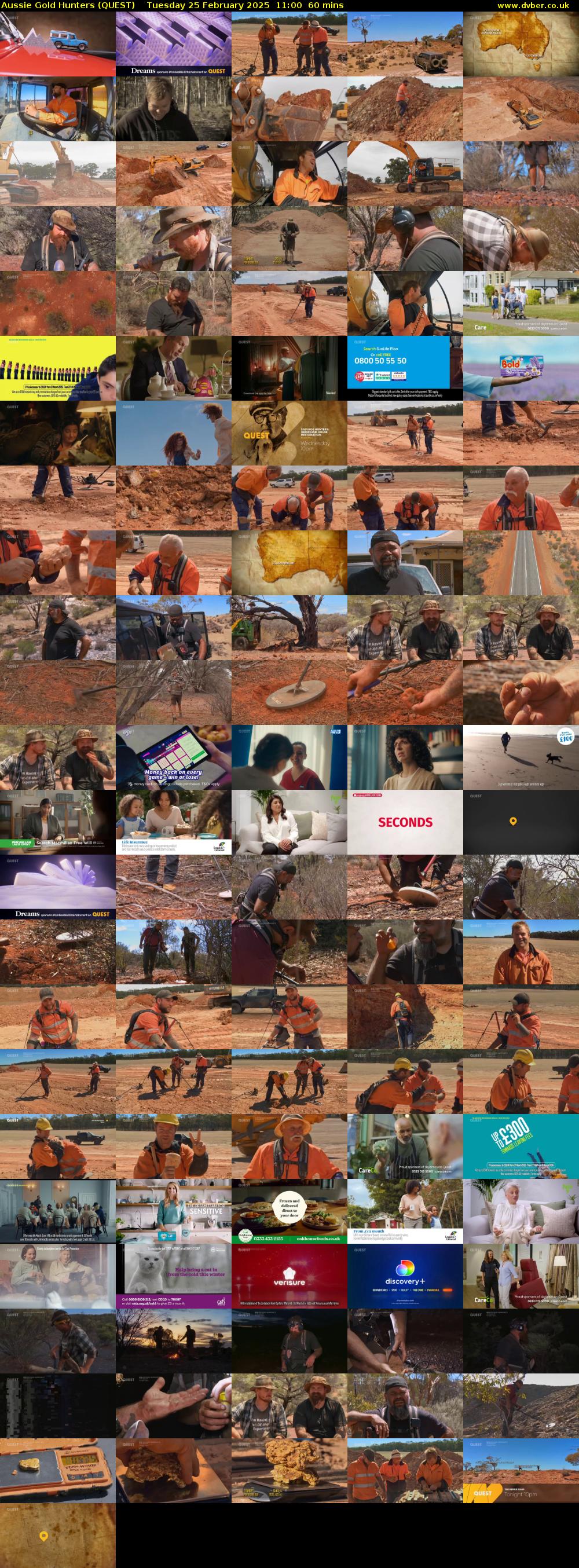 Aussie Gold Hunters (QUEST) Tuesday 25 February 2025 11:00 - 12:00