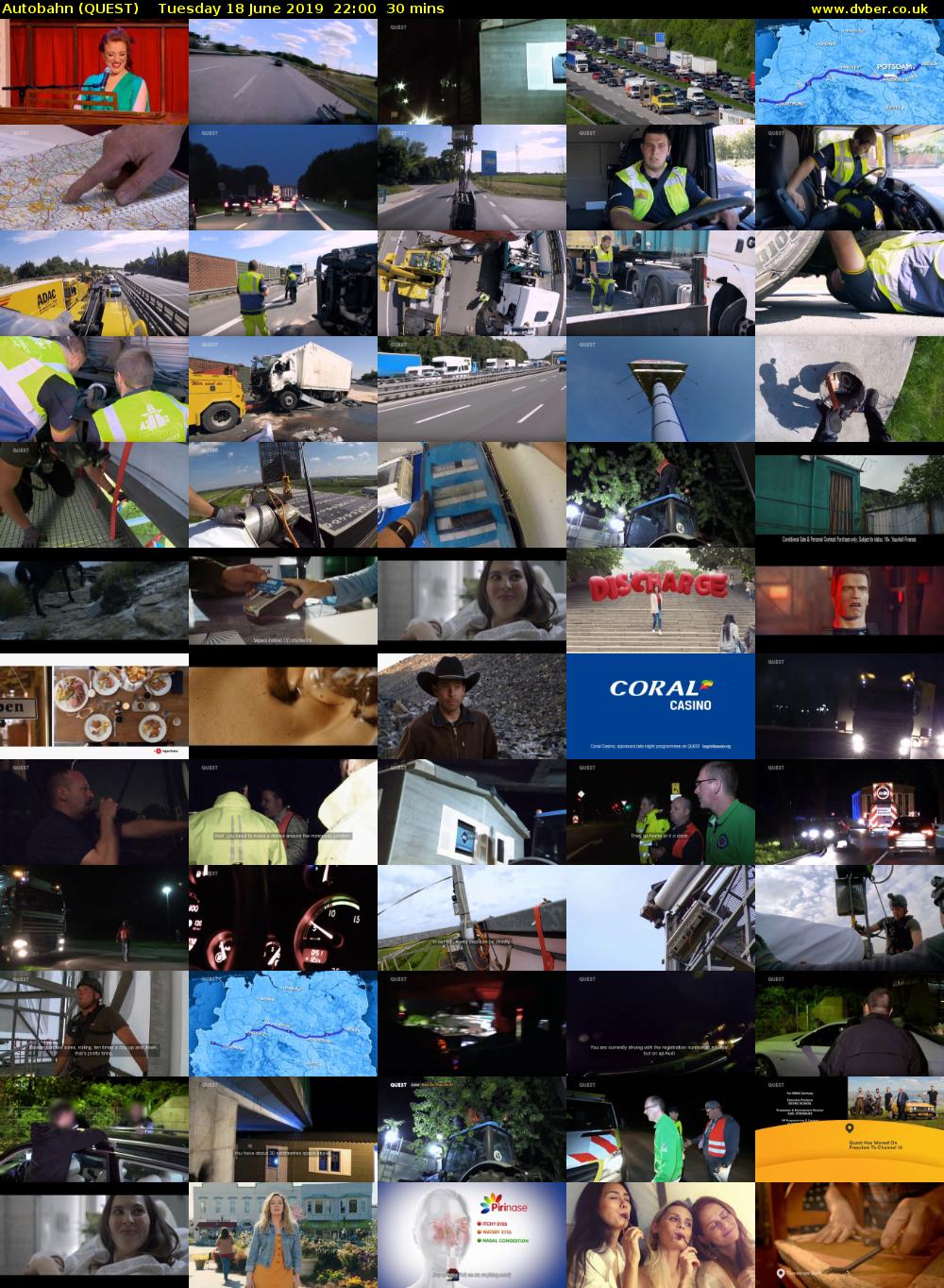 Autobahn (QUEST) Tuesday 18 June 2019 22:00 - 22:30