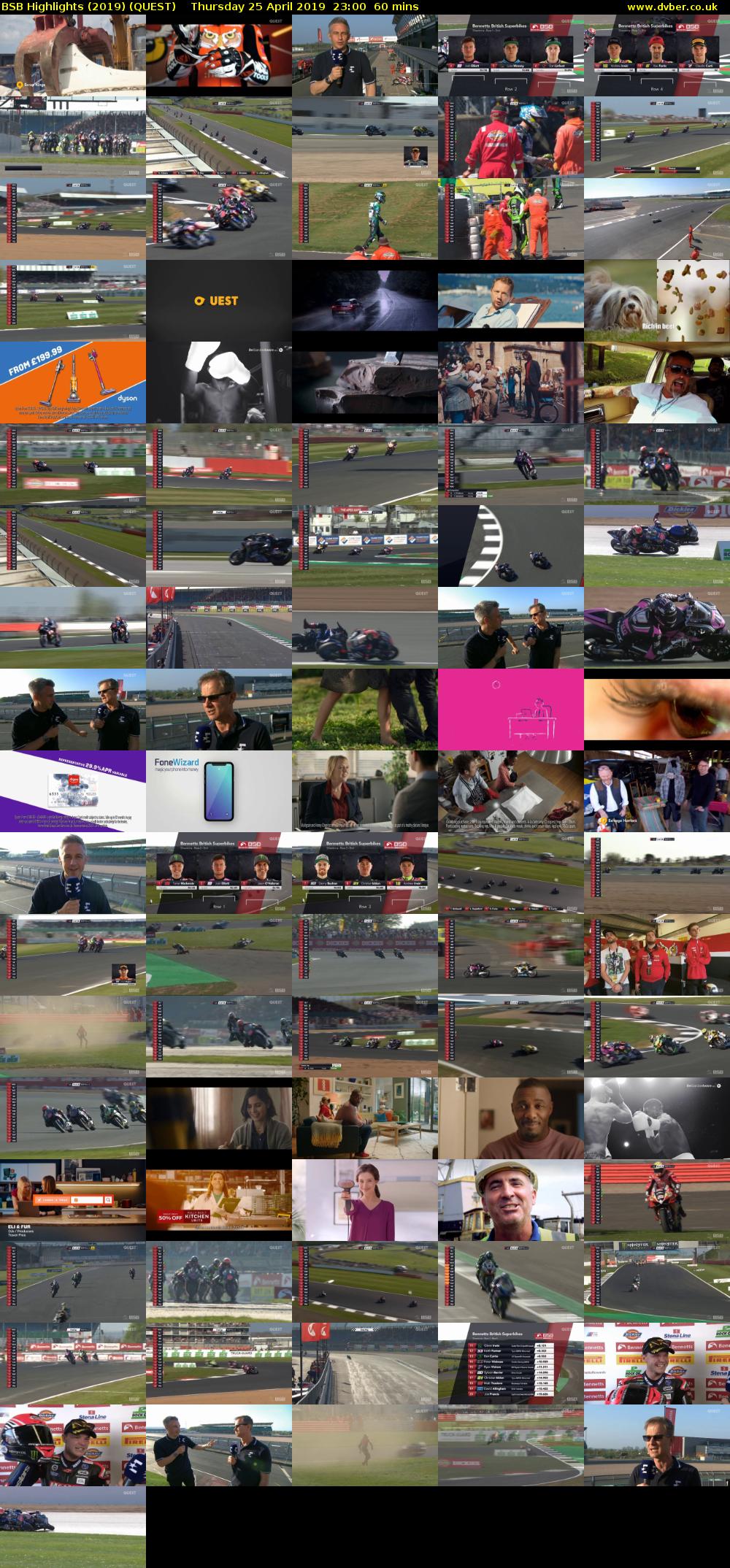 BSB Highlights (2019) (QUEST) Thursday 25 April 2019 23:00 - 00:00
