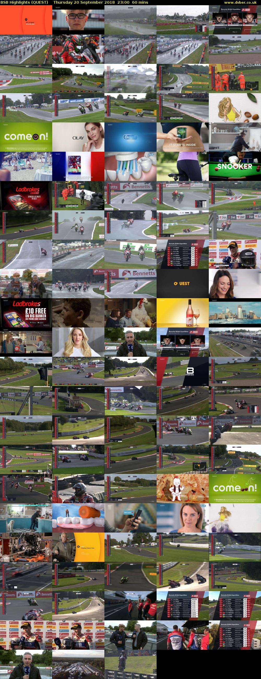 BSB Highlights (QUEST) Thursday 20 September 2018 23:00 - 00:00