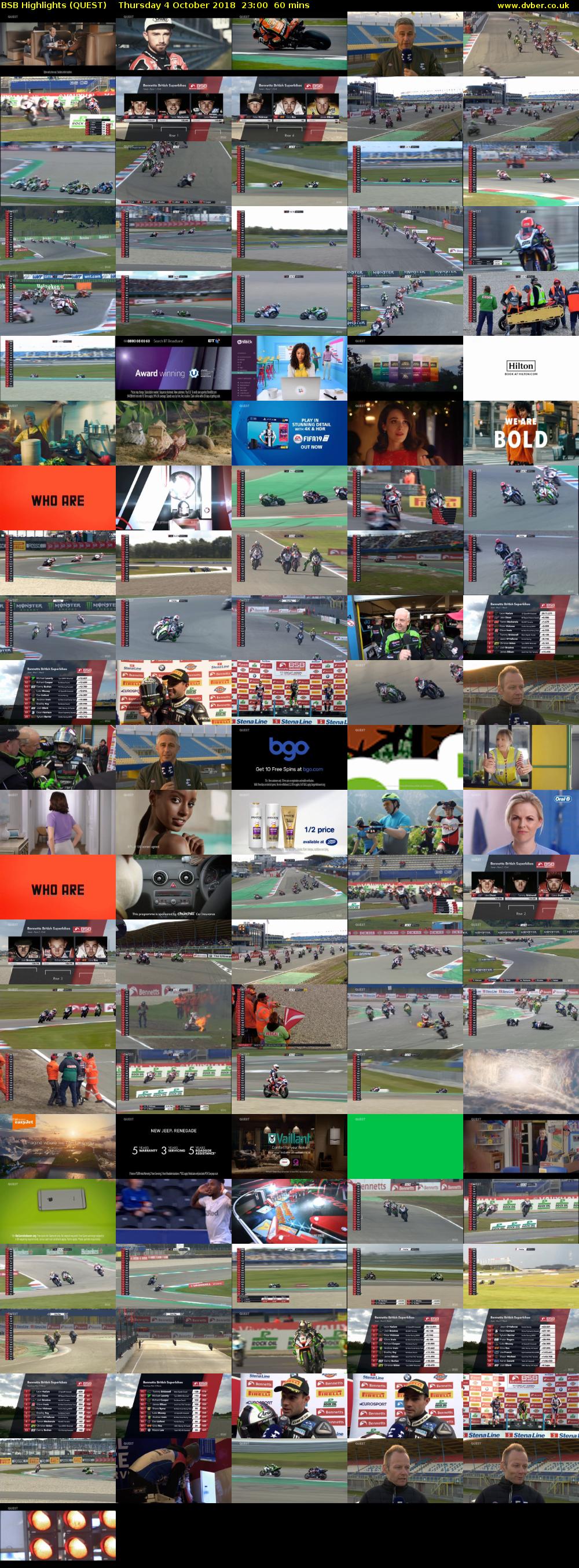 BSB Highlights (QUEST) Thursday 4 October 2018 23:00 - 00:00