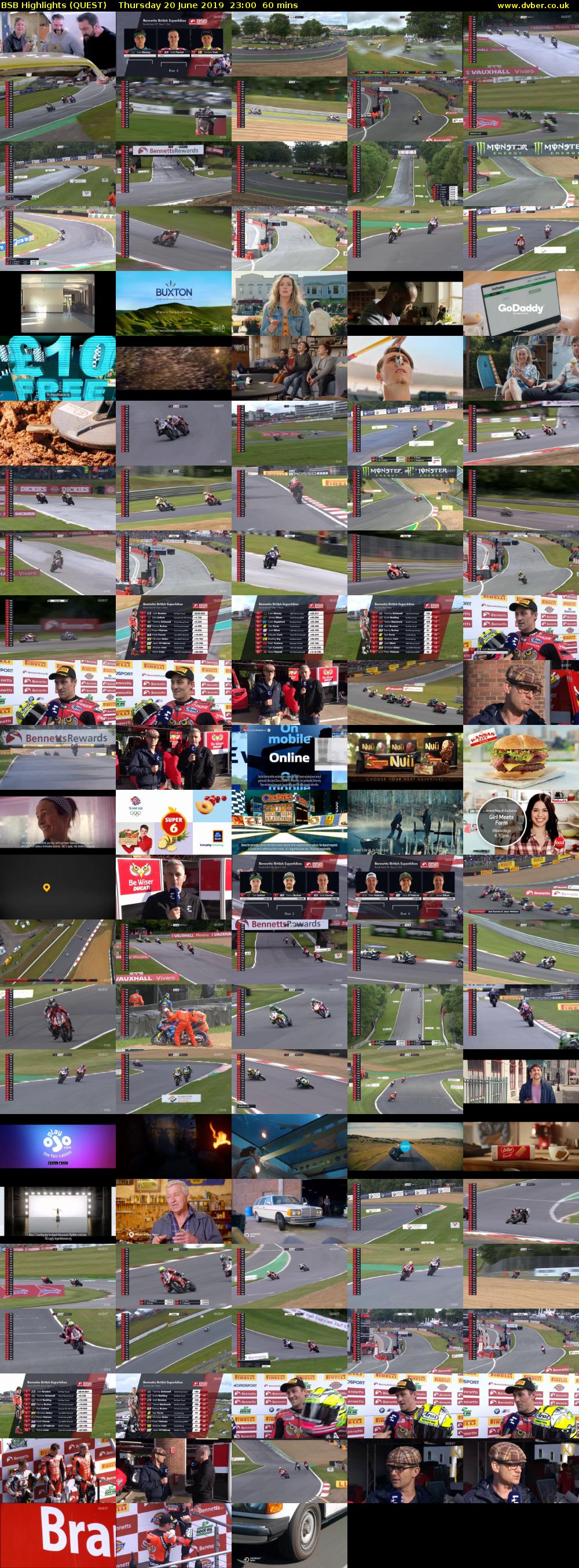 BSB Highlights (QUEST) Thursday 20 June 2019 23:00 - 00:00