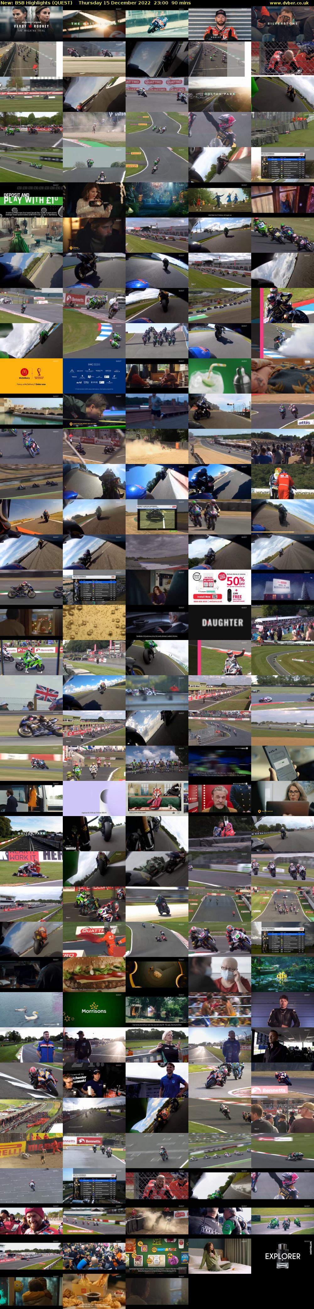 BSB Highlights (QUEST) Thursday 15 December 2022 23:00 - 00:30