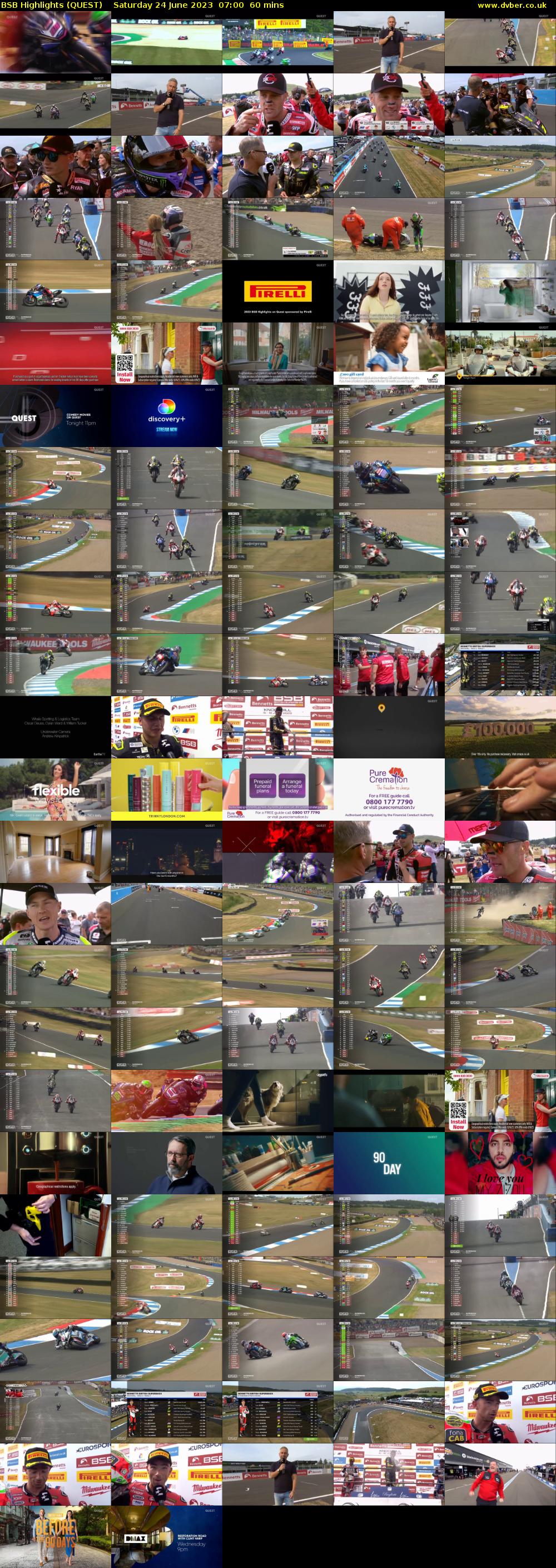 BSB Highlights (QUEST) Saturday 24 June 2023 07:00 - 08:00