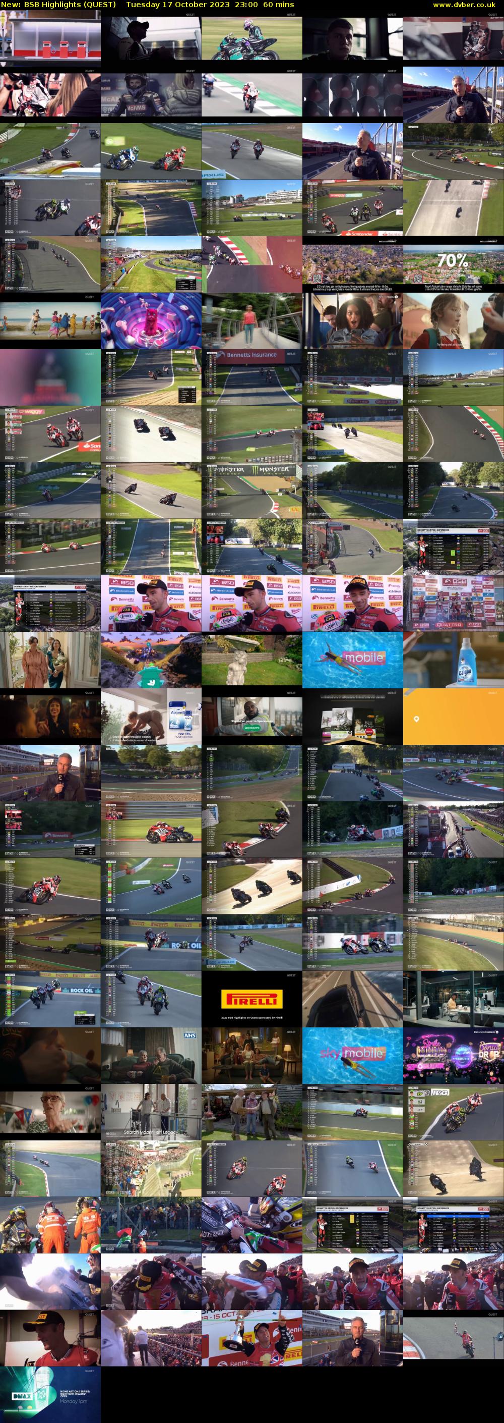 BSB Highlights (QUEST) Tuesday 17 October 2023 23:00 - 00:00