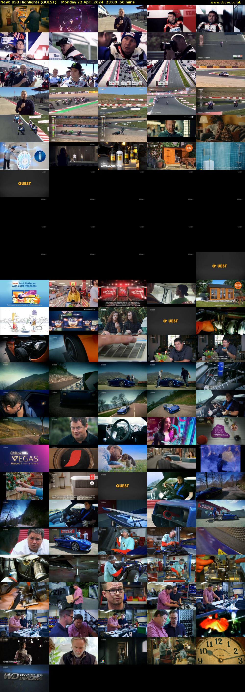 BSB Highlights (QUEST) Monday 22 April 2024 23:00 - 00:00