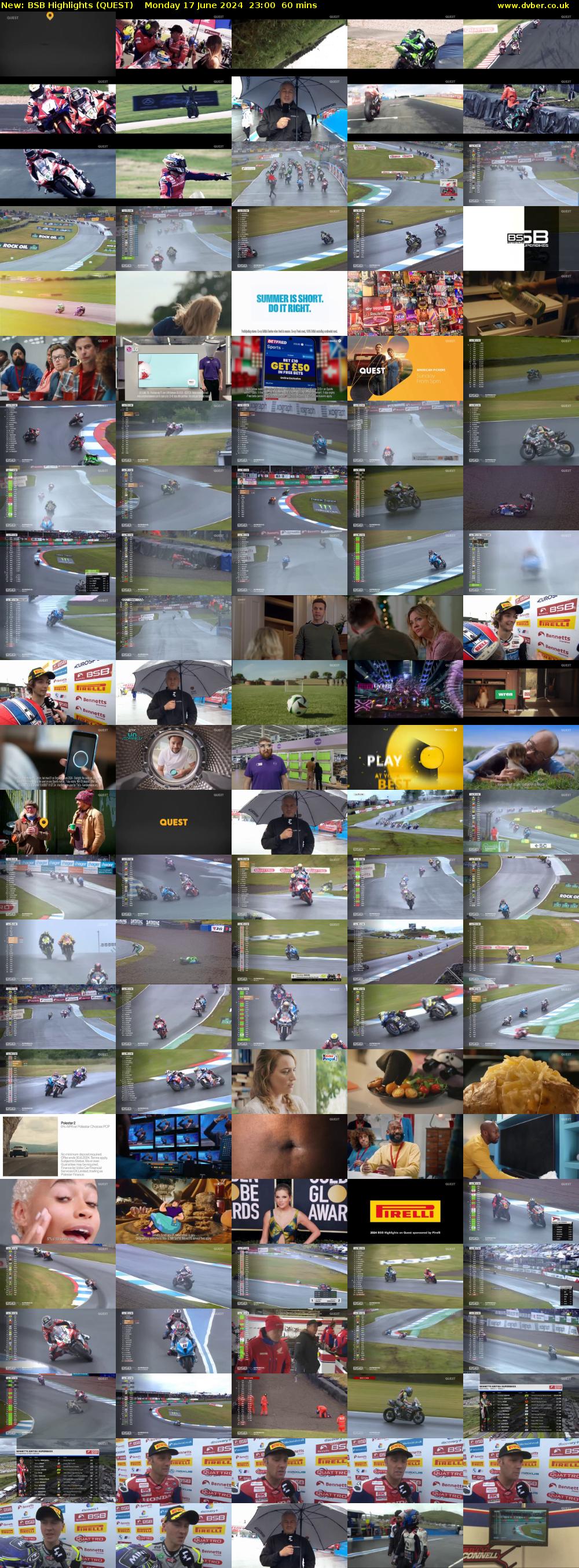 BSB Highlights (QUEST) Monday 17 June 2024 23:00 - 00:00