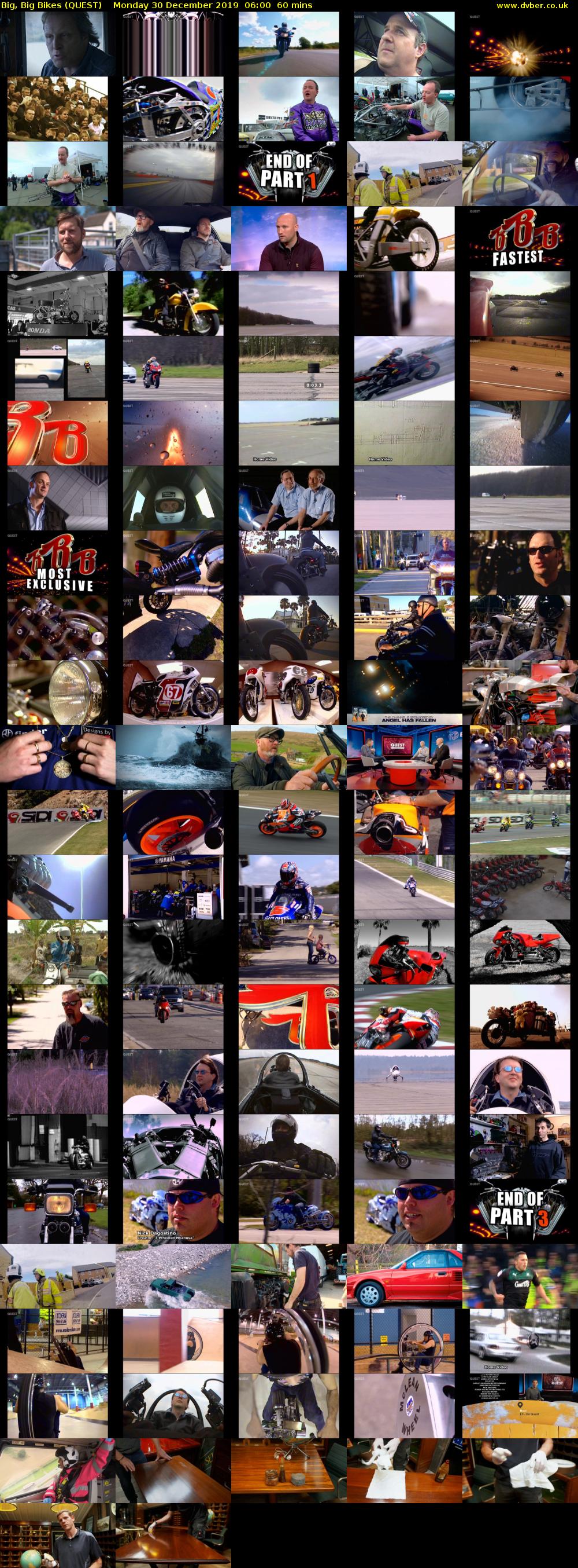 Big, Big Bikes (QUEST) Monday 30 December 2019 06:00 - 07:00