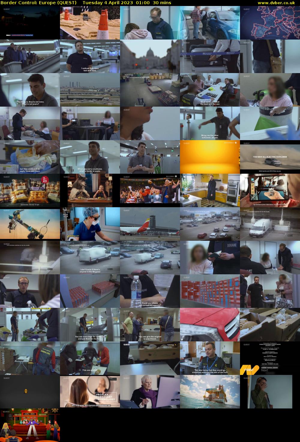 Border Control: Europe (QUEST) Tuesday 4 April 2023 01:00 - 01:30