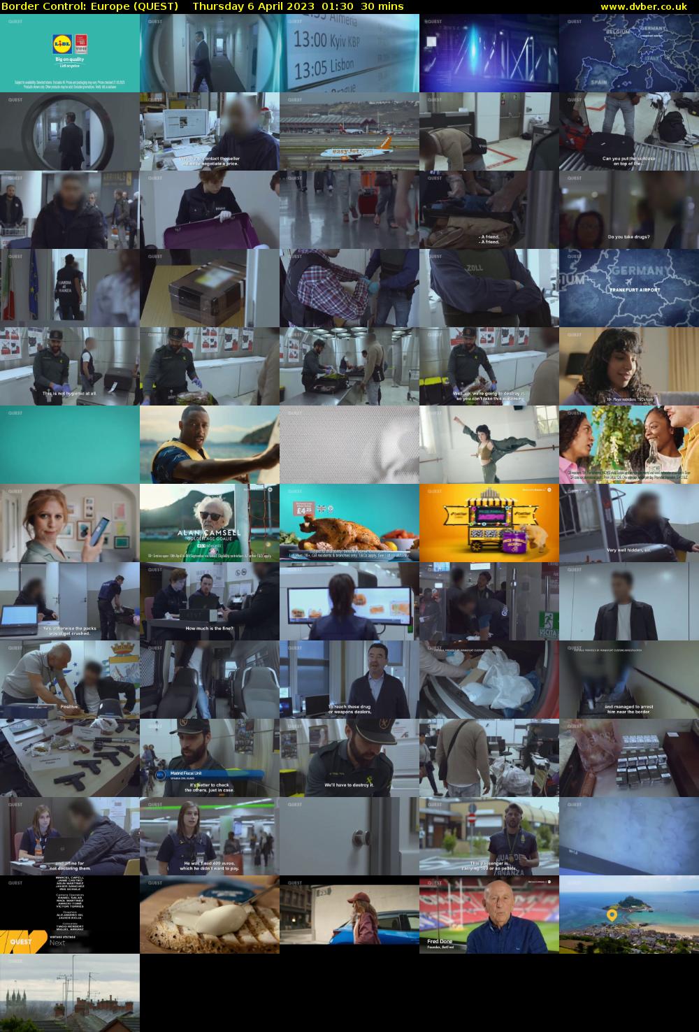 Border Control: Europe (QUEST) Thursday 6 April 2023 01:30 - 02:00