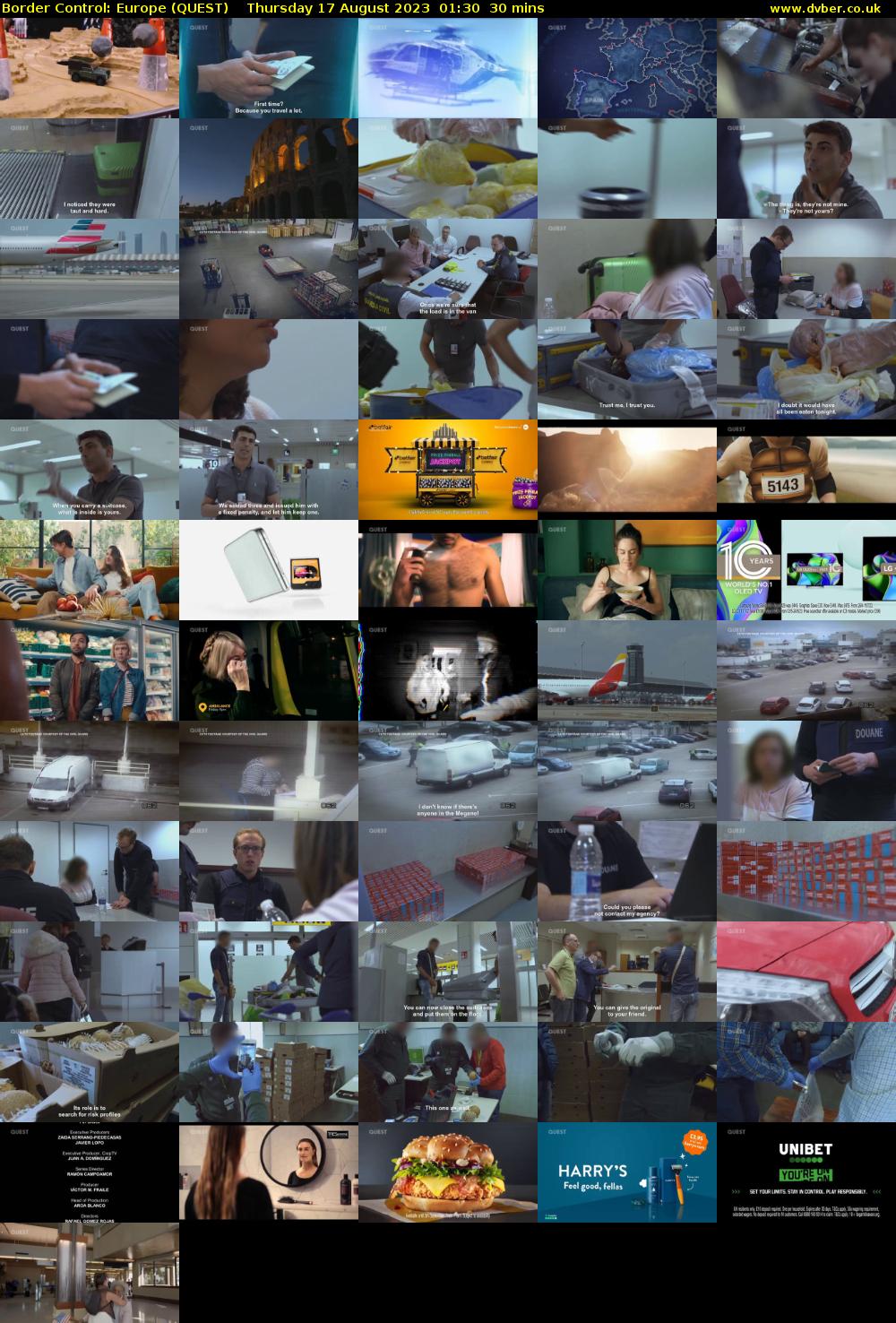 Border Control: Europe (QUEST) Thursday 17 August 2023 01:30 - 02:00
