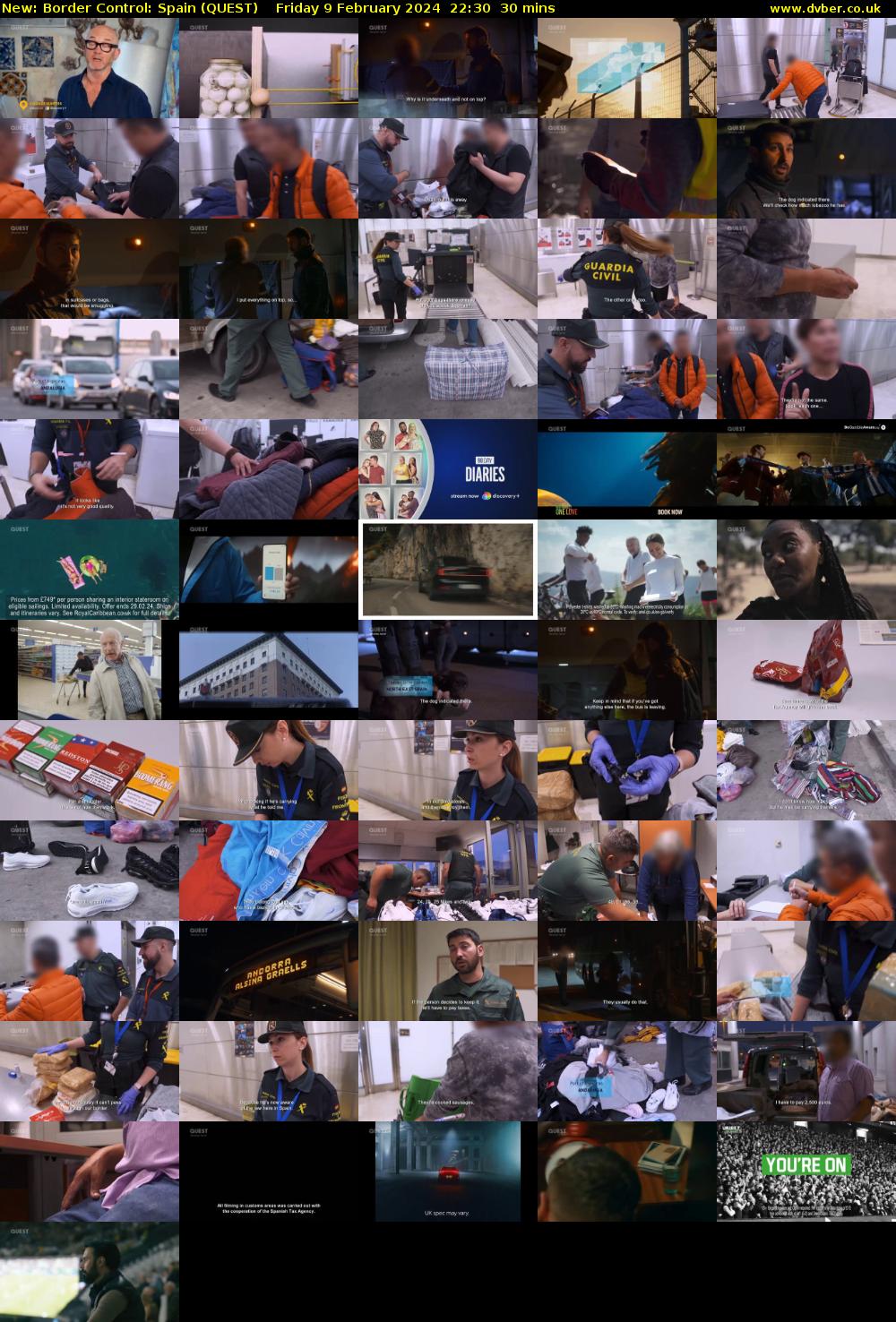 Border Control: Spain (QUEST) Friday 9 February 2024 22:30 - 23:00