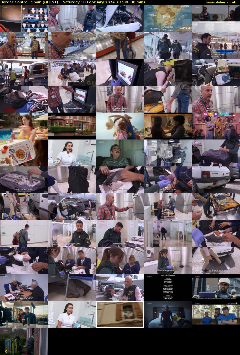 Border Control: Spain (QUEST) Saturday 10 February 2024 01:00 - 01:30