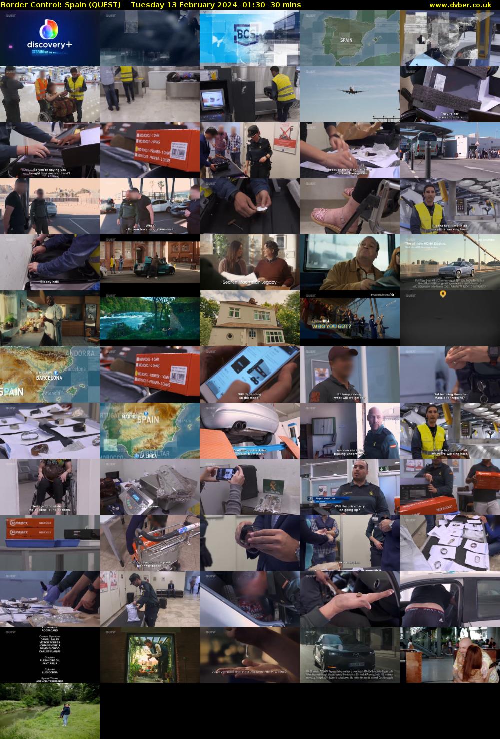Border Control: Spain (QUEST) Tuesday 13 February 2024 01:30 - 02:00