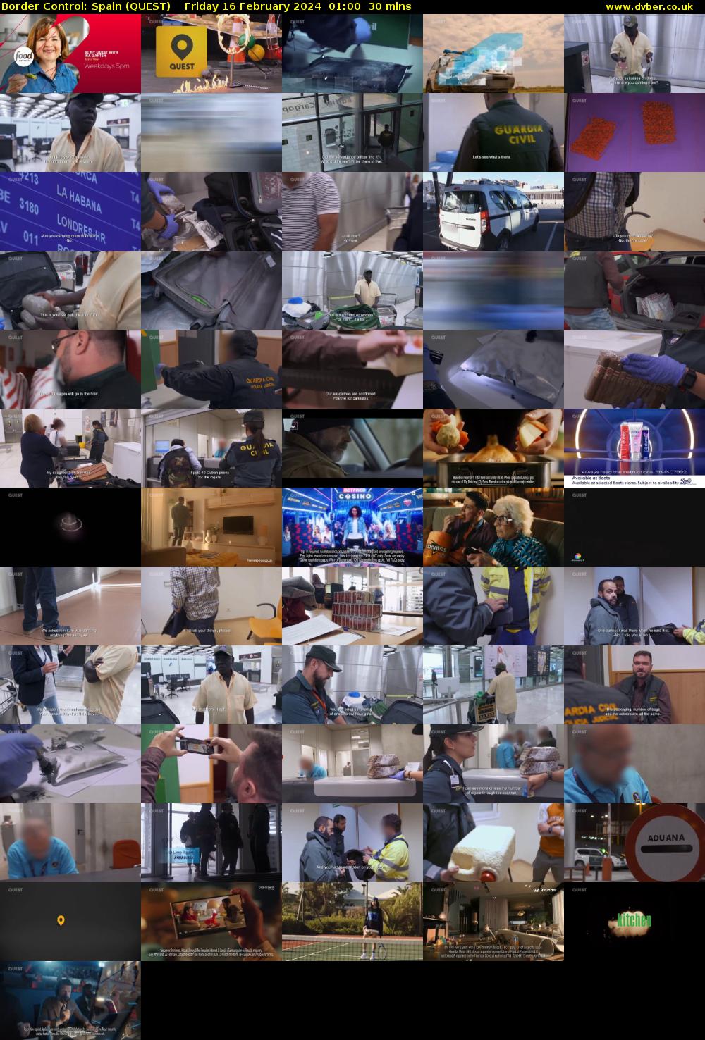 Border Control: Spain (QUEST) Friday 16 February 2024 01:00 - 01:30