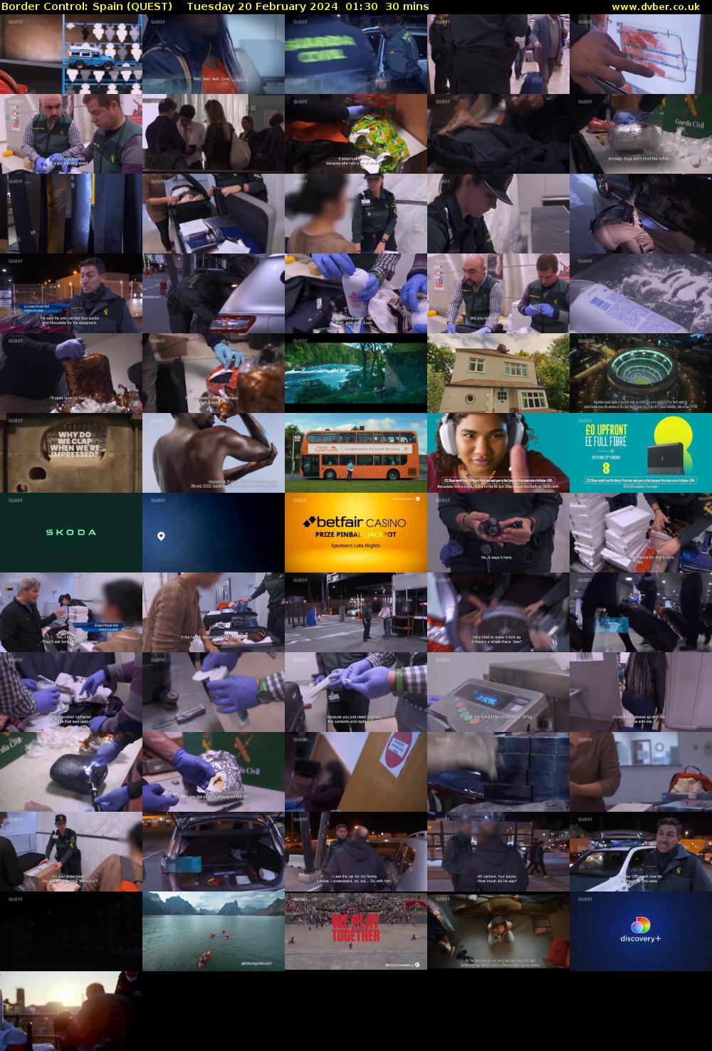 Border Control: Spain (QUEST) Tuesday 20 February 2024 01:30 - 02:00