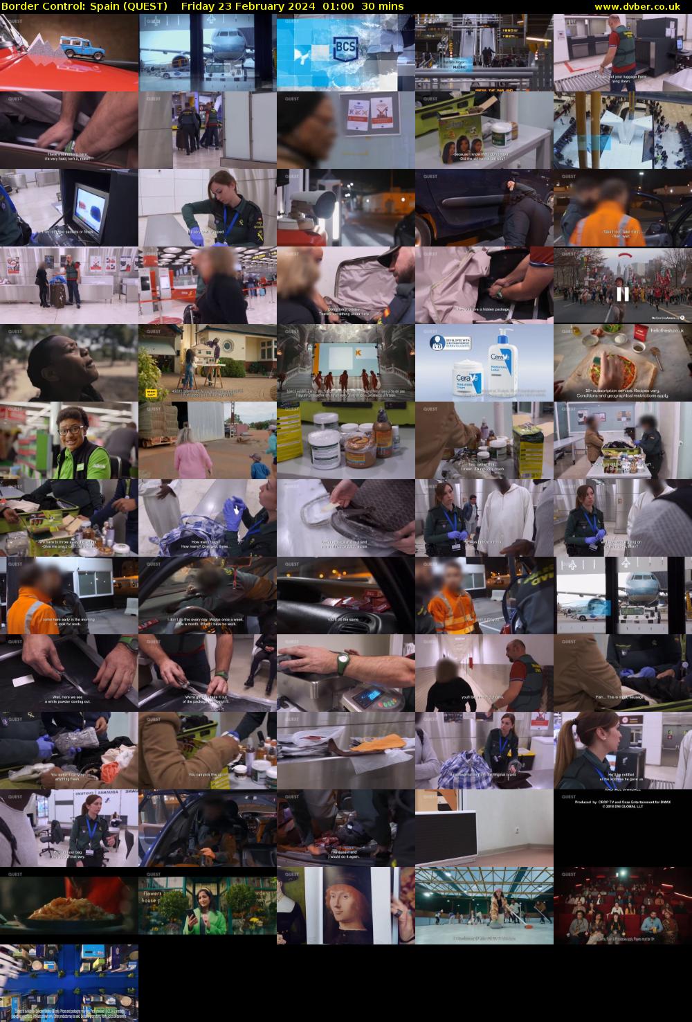 Border Control: Spain (QUEST) Friday 23 February 2024 01:00 - 01:30