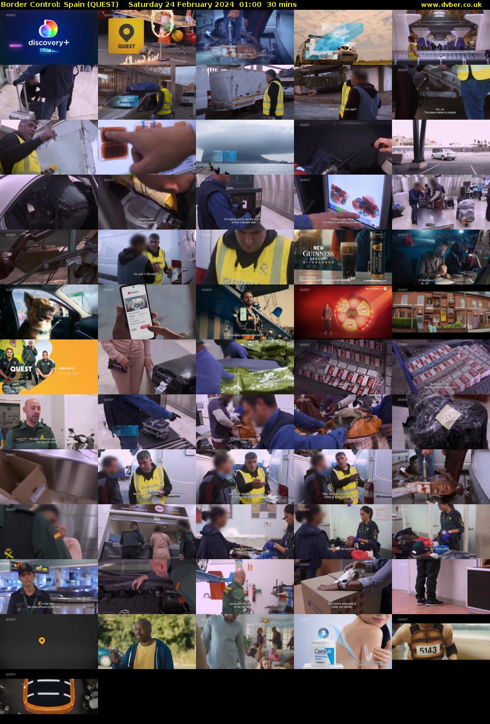 Border Control: Spain (QUEST) Saturday 24 February 2024 01:00 - 01:30
