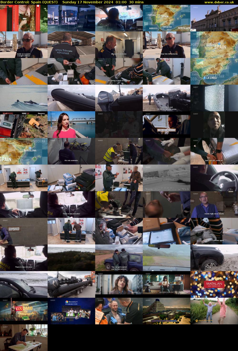 Border Control: Spain (QUEST) Sunday 17 November 2024 01:00 - 01:30