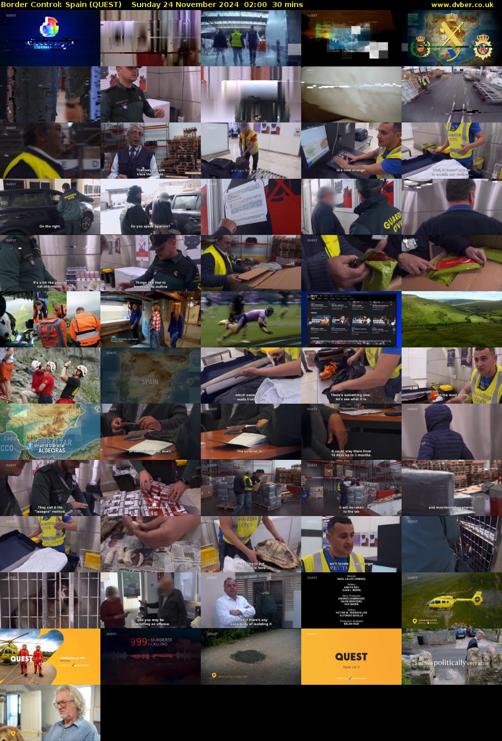 Border Control: Spain (QUEST) Sunday 24 November 2024 02:00 - 02:30