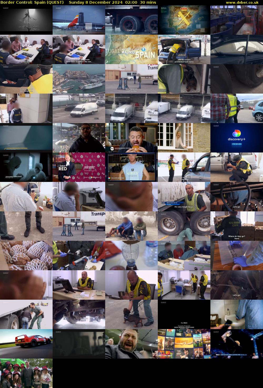 Border Control: Spain (QUEST) Sunday 8 December 2024 02:00 - 02:30