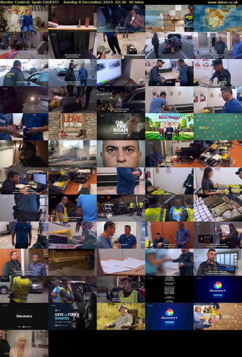 Border Control: Spain (QUEST) Sunday 8 December 2024 02:30 - 03:00