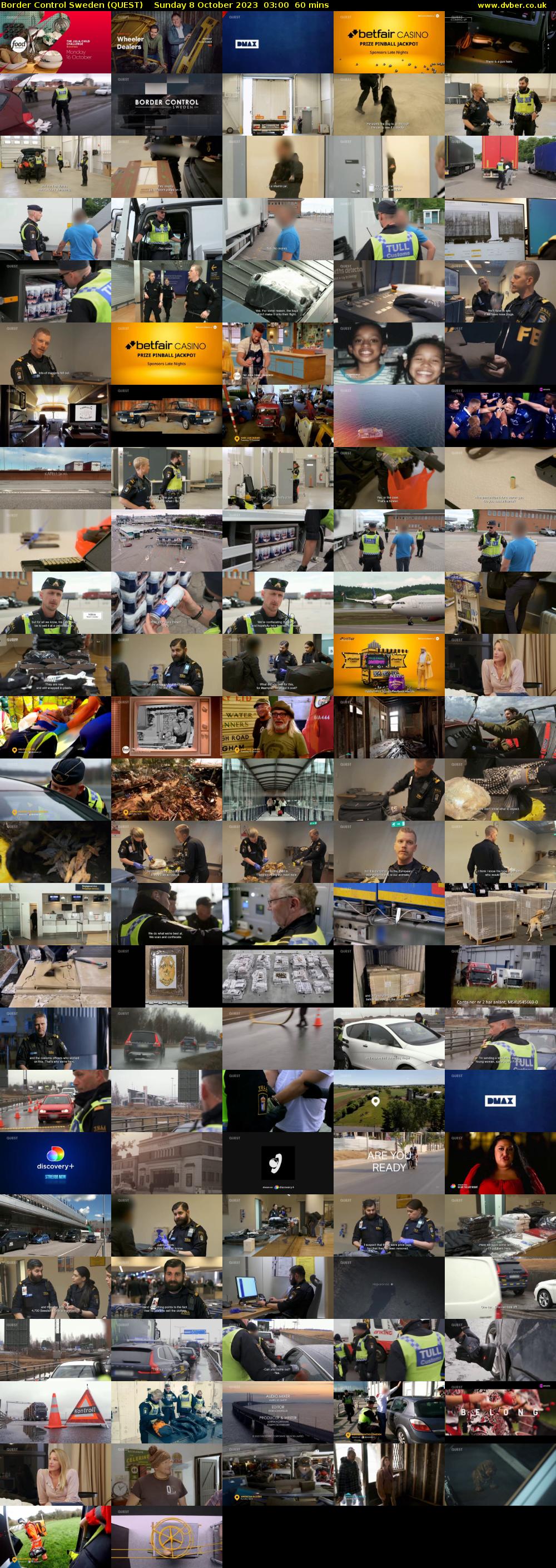 Border Control Sweden (QUEST) Sunday 8 October 2023 03:00 - 04:00