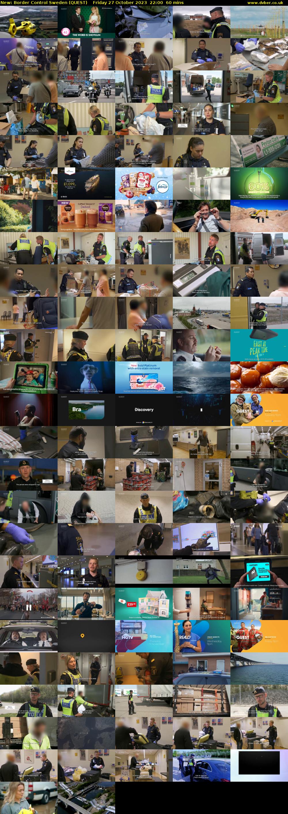 Border Control Sweden (QUEST) Friday 27 October 2023 22:00 - 23:00