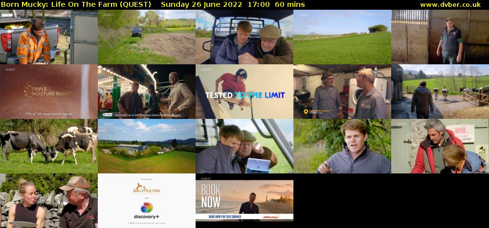 Born Mucky: Life On The Farm (QUEST) Sunday 26 June 2022 17:00 - 18:00