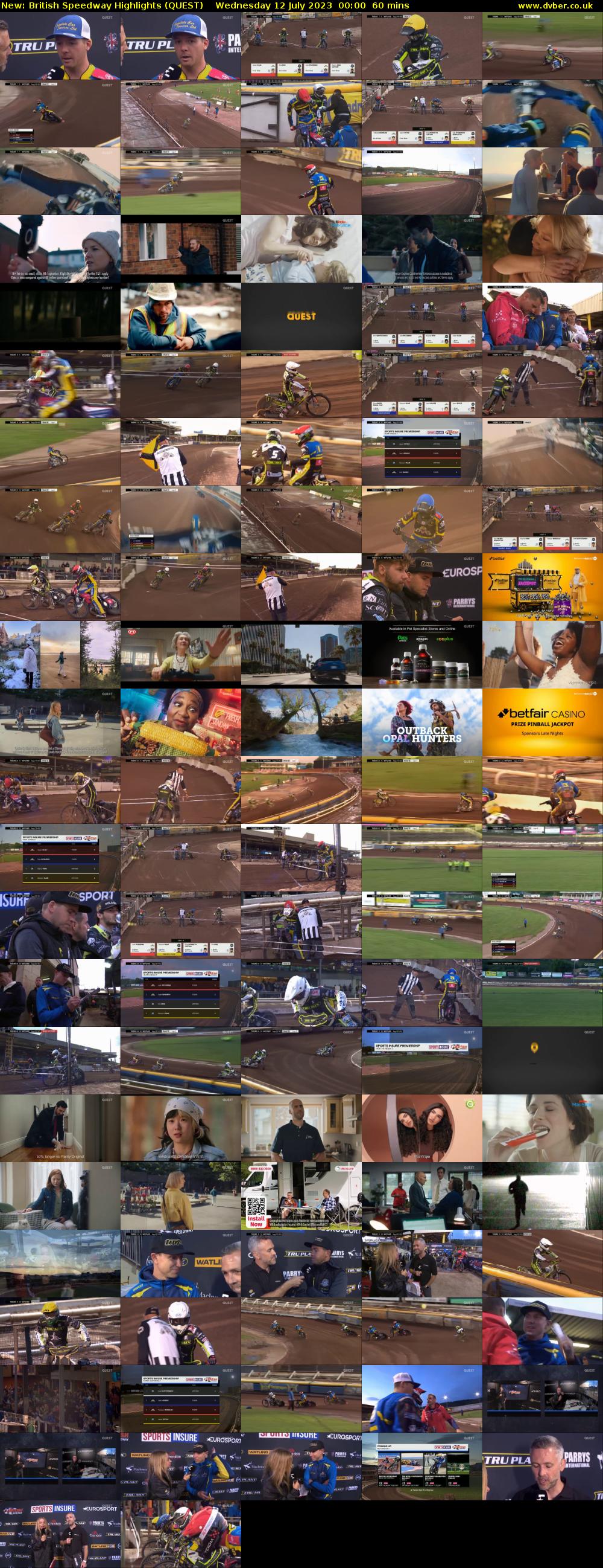 British Speedway Highlights (QUEST) Wednesday 12 July 2023 00:00 - 01:00