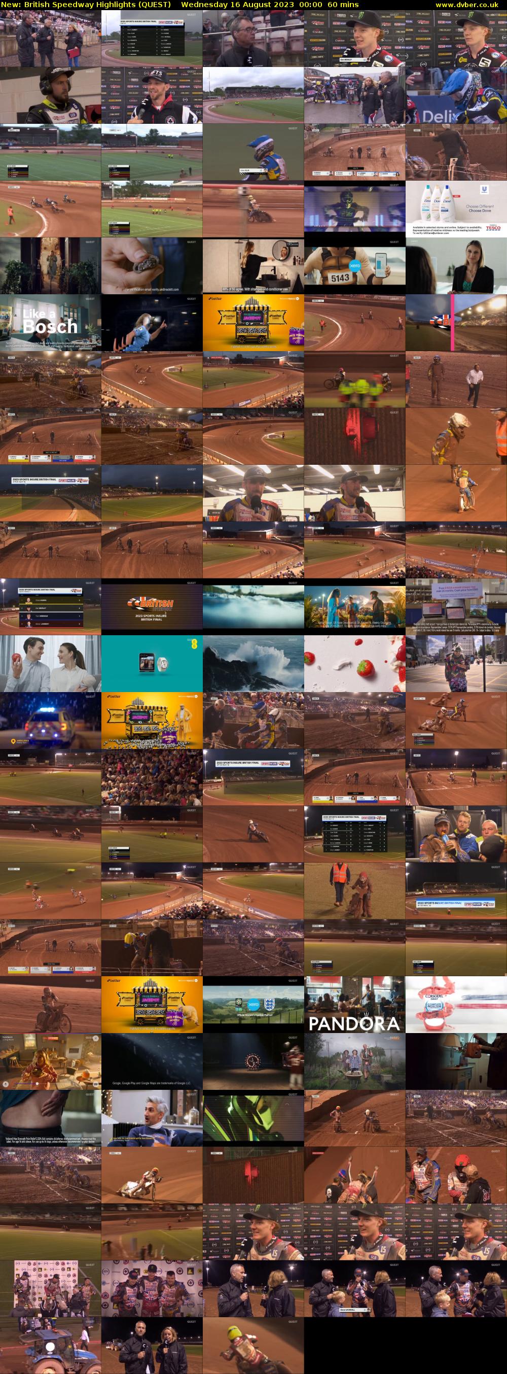 British Speedway Highlights (QUEST) Wednesday 16 August 2023 00:00 - 01:00