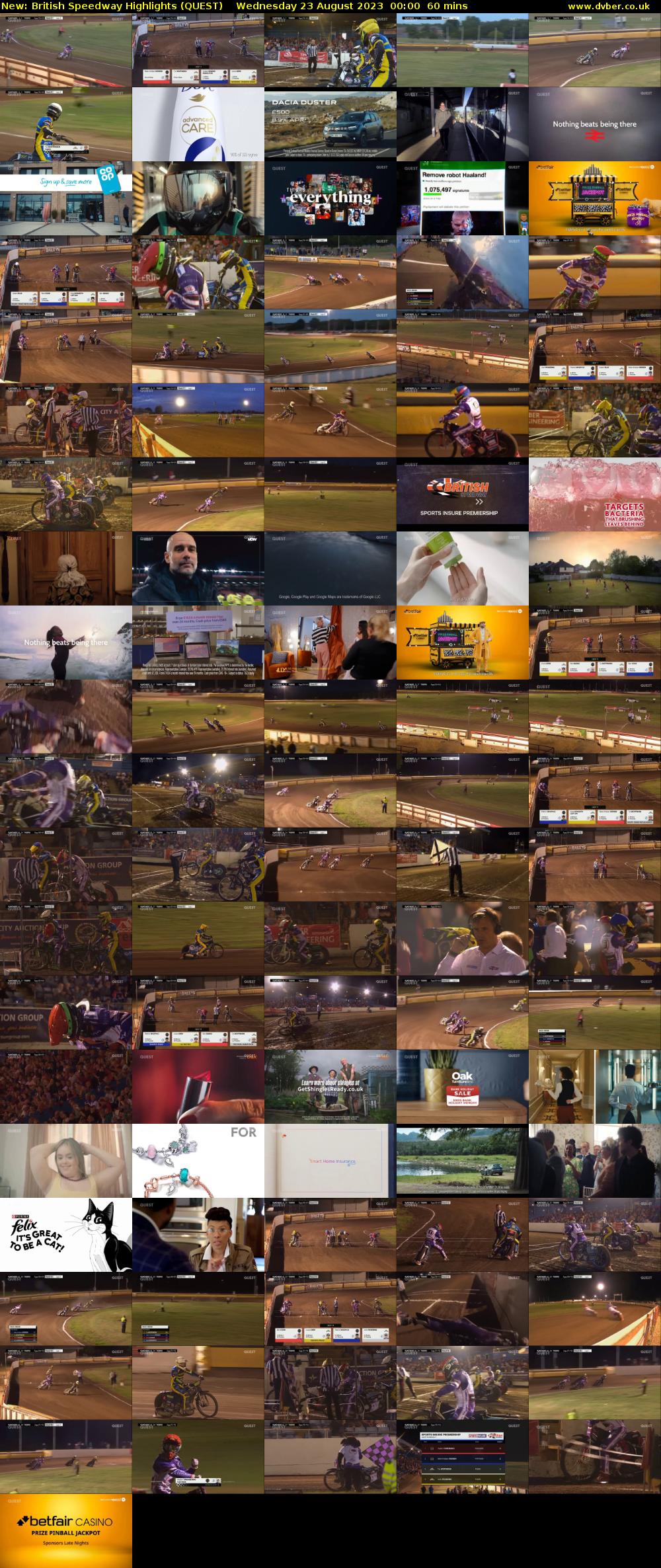 British Speedway Highlights (QUEST) Wednesday 23 August 2023 00:00 - 01:00