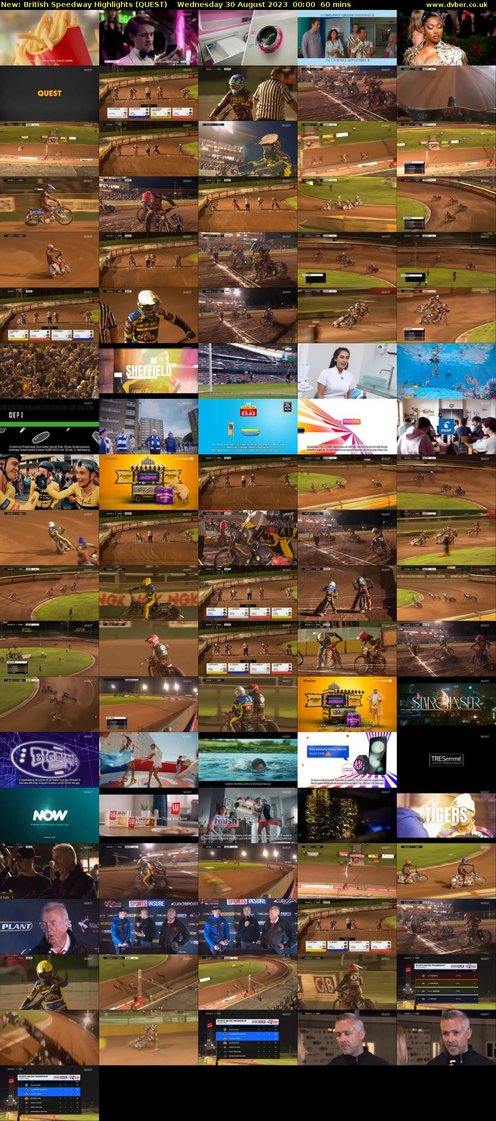 British Speedway Highlights (QUEST) Wednesday 30 August 2023 00:00 - 01:00