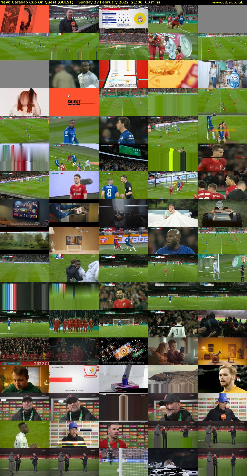 Carabao Cup On Quest (QUEST) Sunday 27 February 2022 21:00 - 22:00