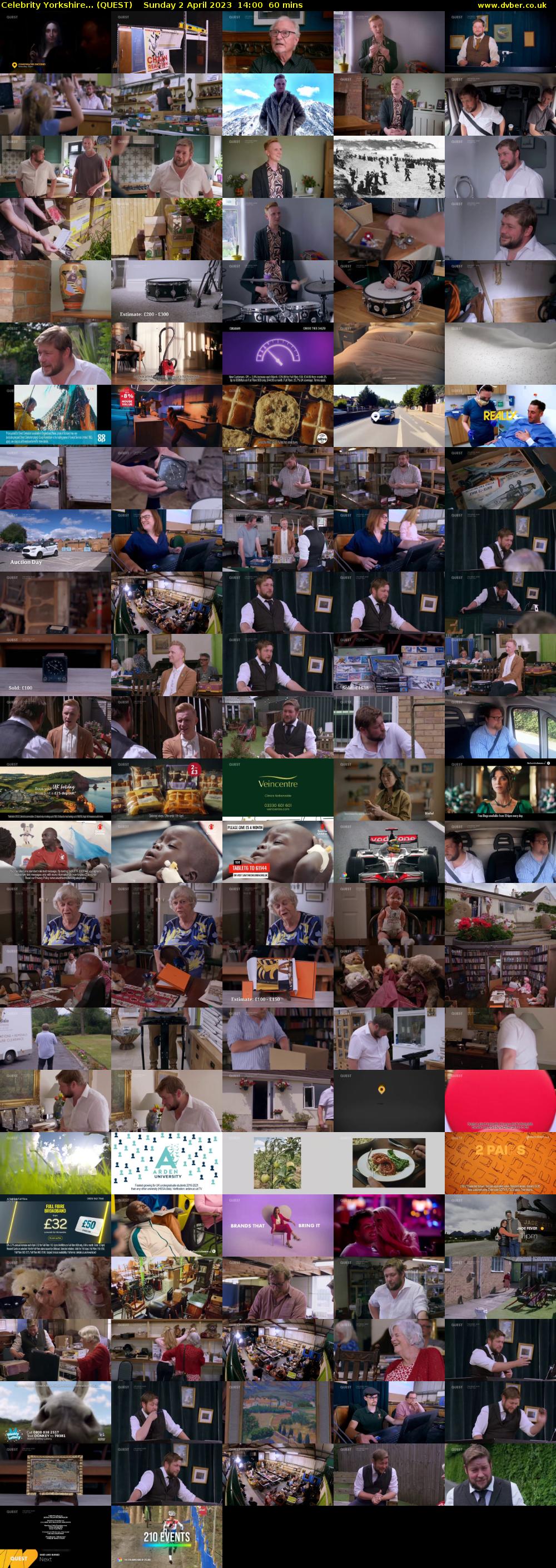 Celebrity Yorkshire... (QUEST) Sunday 2 April 2023 14:00 - 15:00