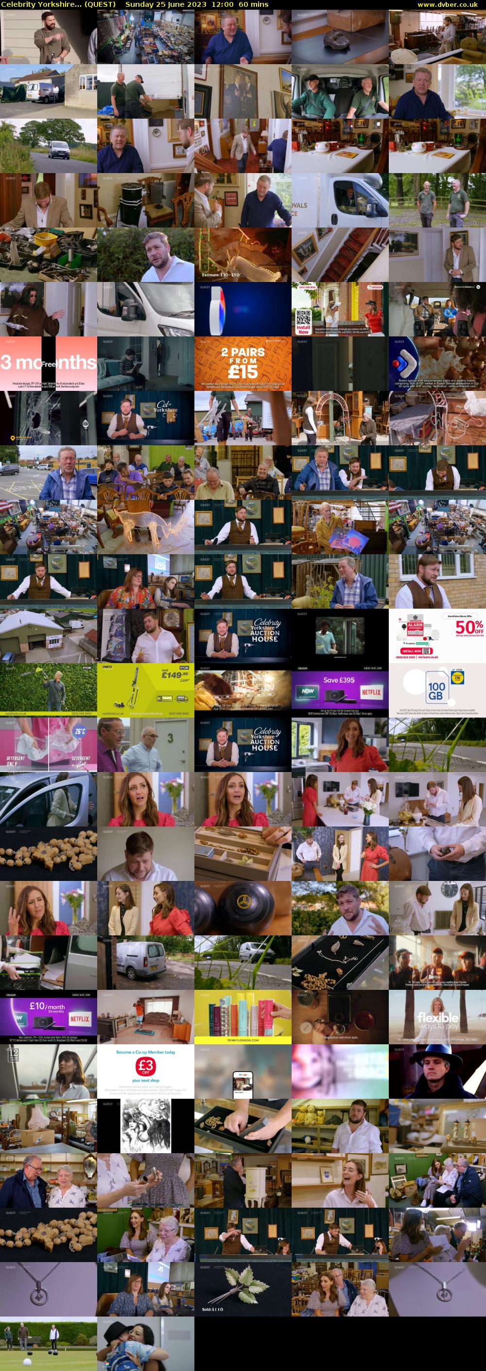 Celebrity Yorkshire... (QUEST) Sunday 25 June 2023 12:00 - 13:00