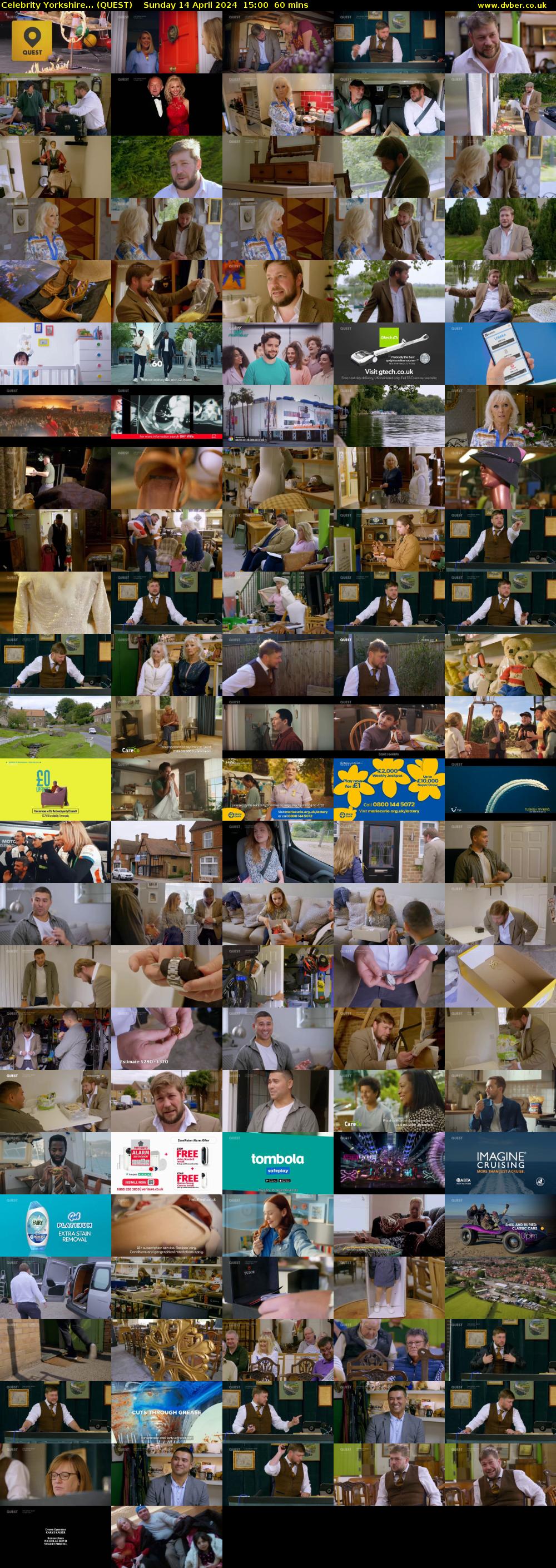 Celebrity Yorkshire... (QUEST) Sunday 14 April 2024 15:00 - 16:00