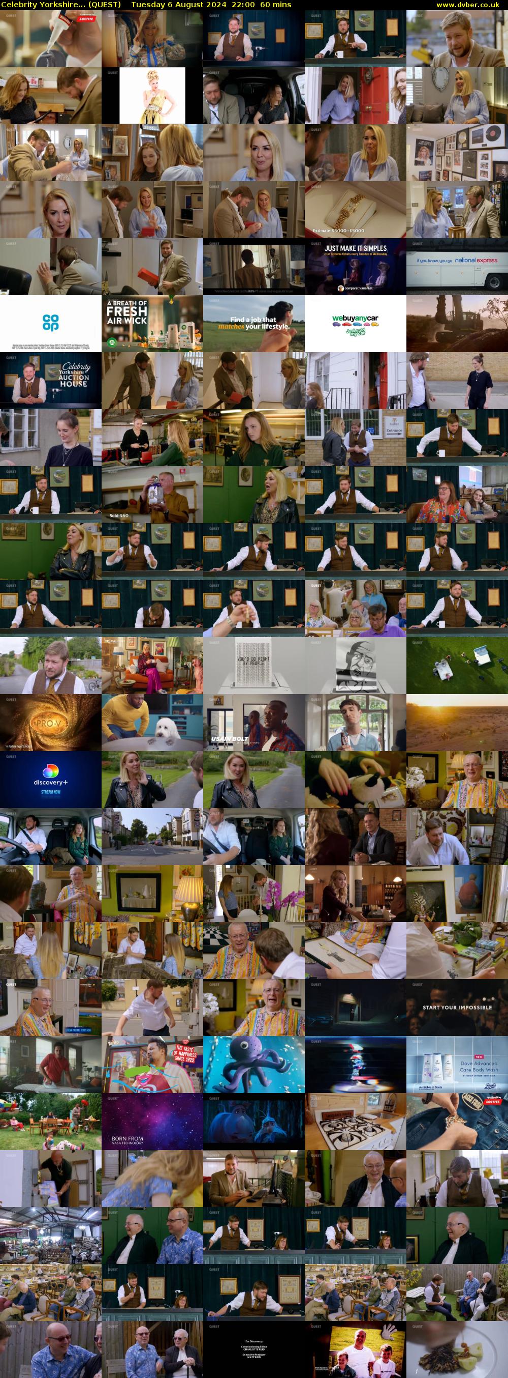 Celebrity Yorkshire... (QUEST) Tuesday 6 August 2024 22:00 - 23:00