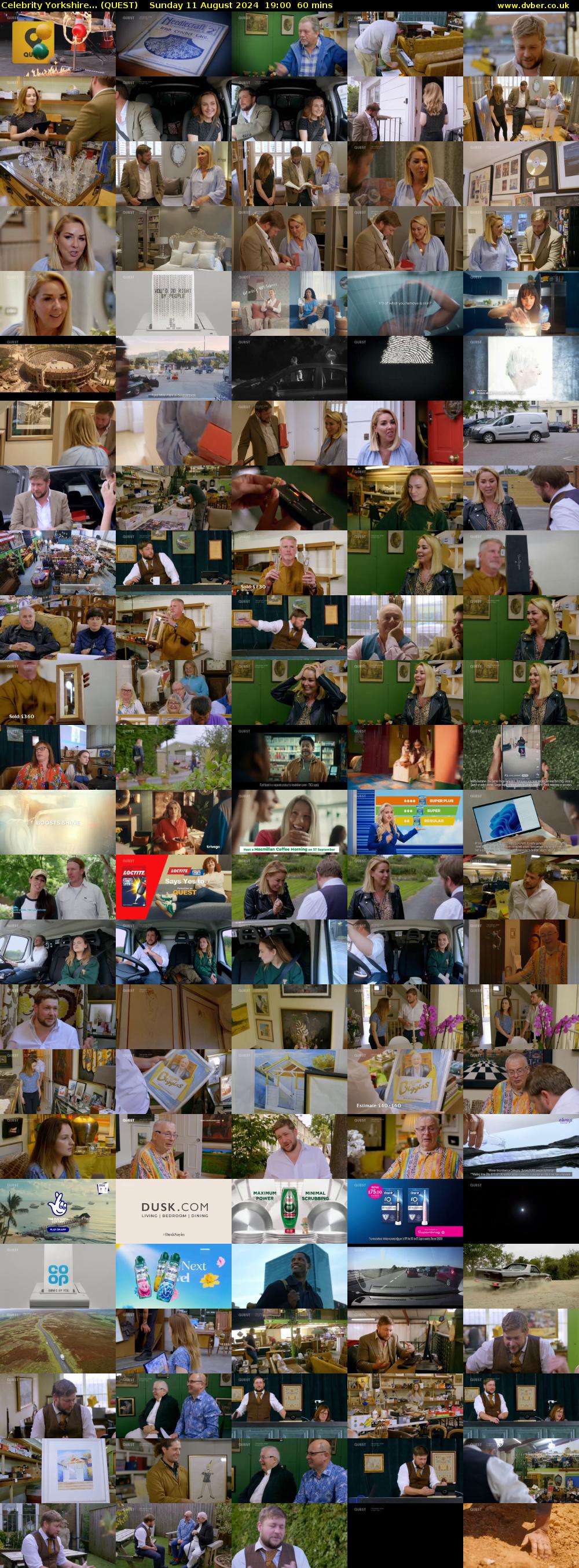 Celebrity Yorkshire... (QUEST) Sunday 11 August 2024 19:00 - 20:00