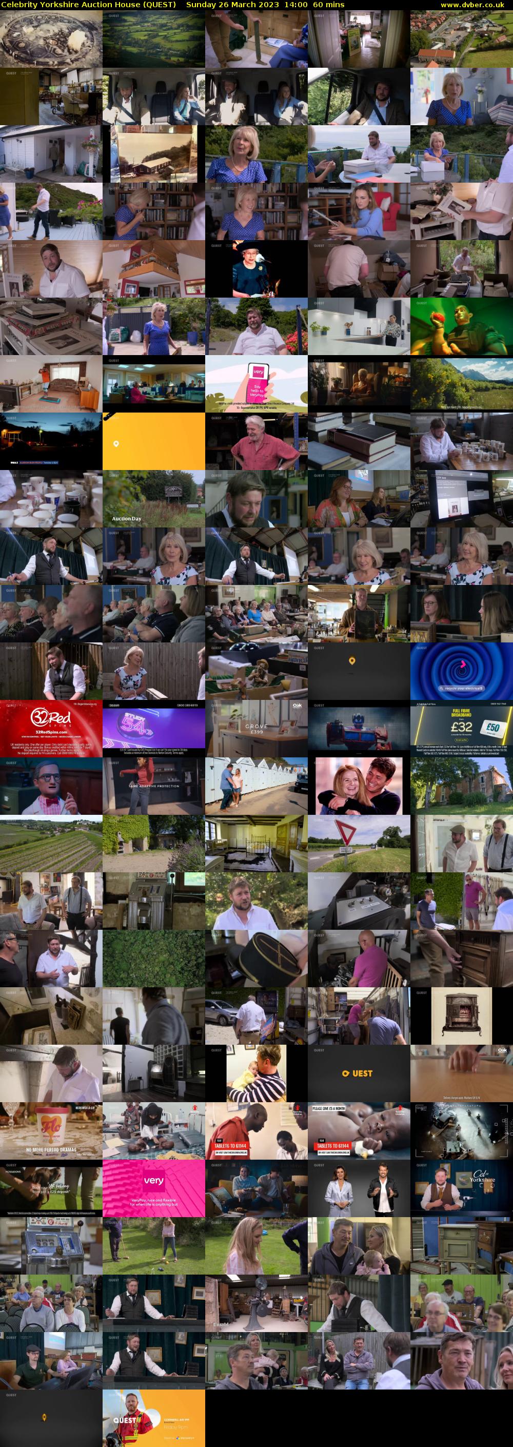 Celebrity Yorkshire Auction House (QUEST) Sunday 26 March 2023 14:00 - 15:00