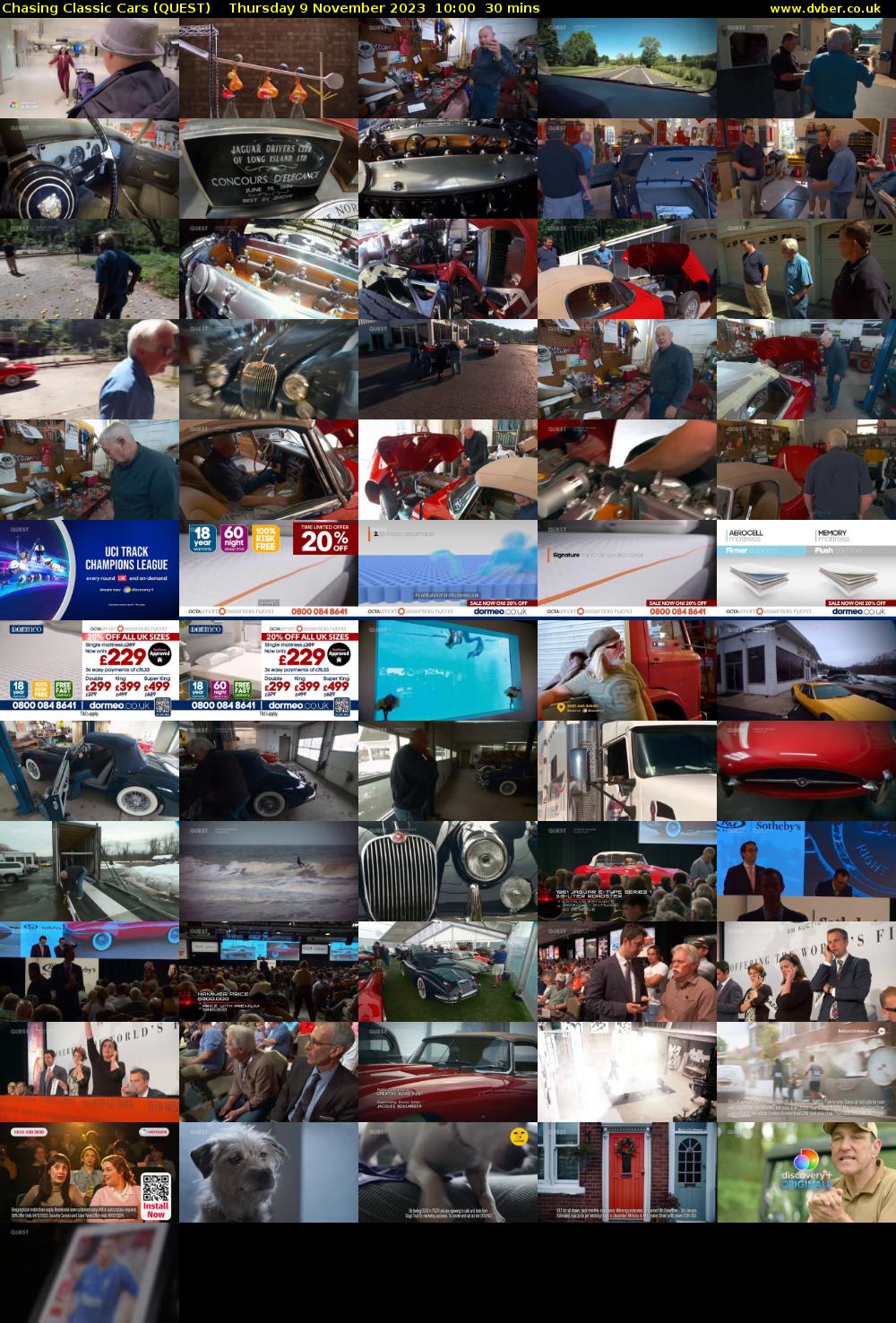 Chasing Classic Cars (QUEST) Thursday 9 November 2023 10:00 - 10:30