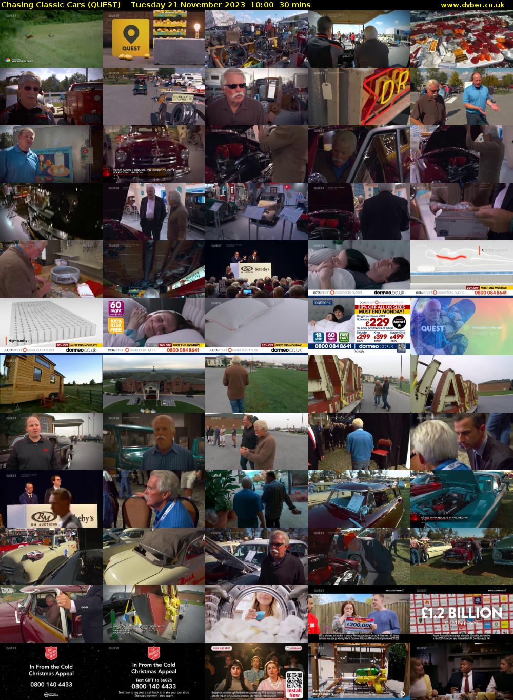 Chasing Classic Cars (QUEST) Tuesday 21 November 2023 10:00 - 10:30